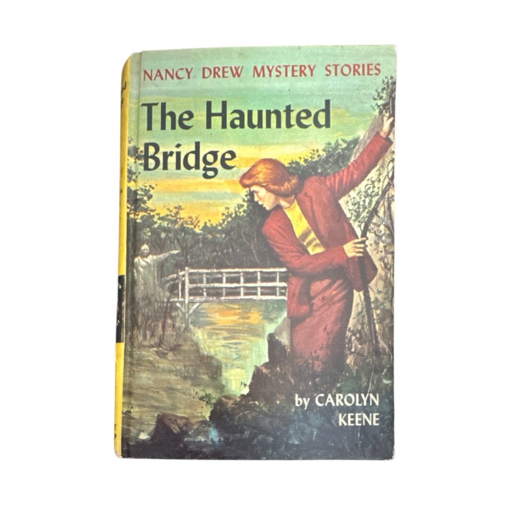 3 FOR $20 NANCY DREW 1937 Vtg Mystery Stories #15 The Haunted Bridge Hardcover
